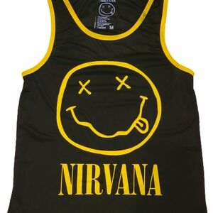 Nirvana Basketball Jersey Black with Yellow Logo